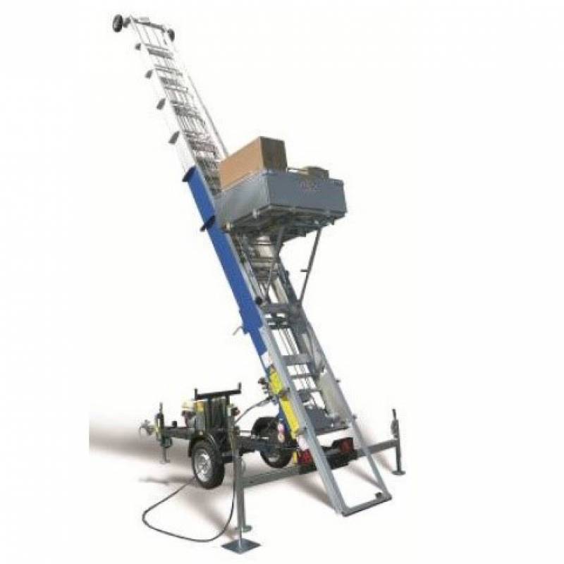 Aanhanger ladderlift 18 meter