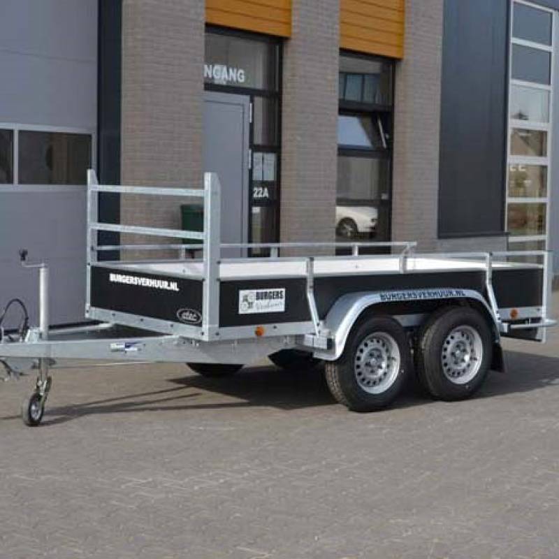 Aanhangwagen dubbelas 2700 kg